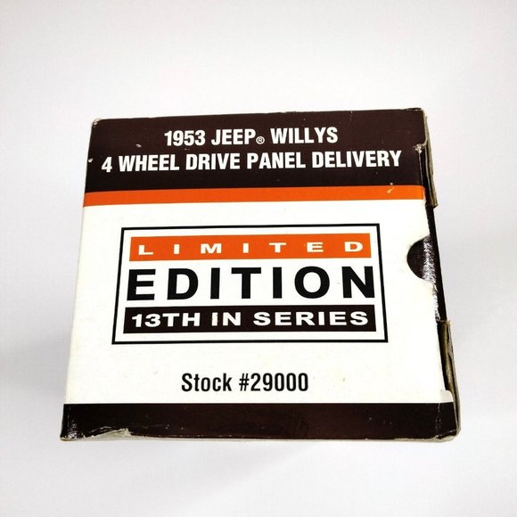 Liberty Classic 1953 Jeep Willys‎ Trustworthy Hardware 10 Annv 1/25 Diecast Bank - Picture 8 of 16